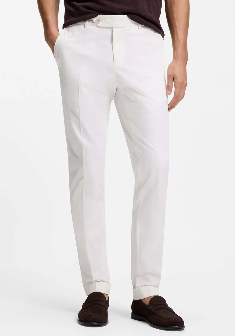 BOSS Παντελόνι Genius - 50561572 100 White