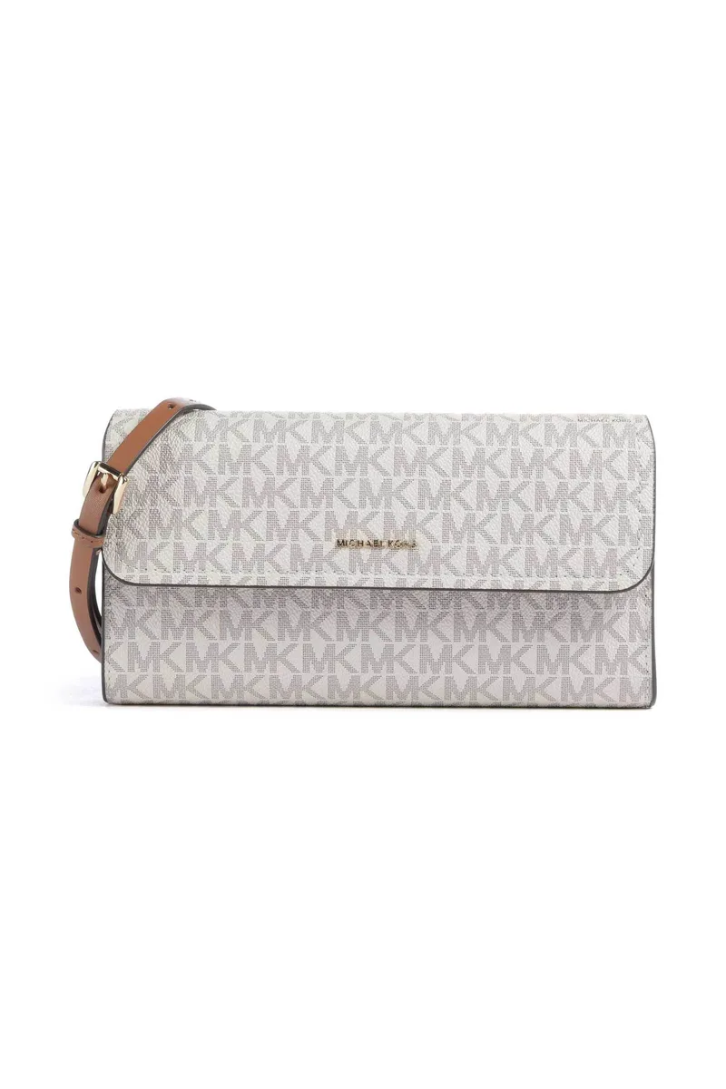 Michael Kors γυναικεία τσάντα crossbody/smartphone "Jet Set Small" - 32S6GJ6C5B Εκρού