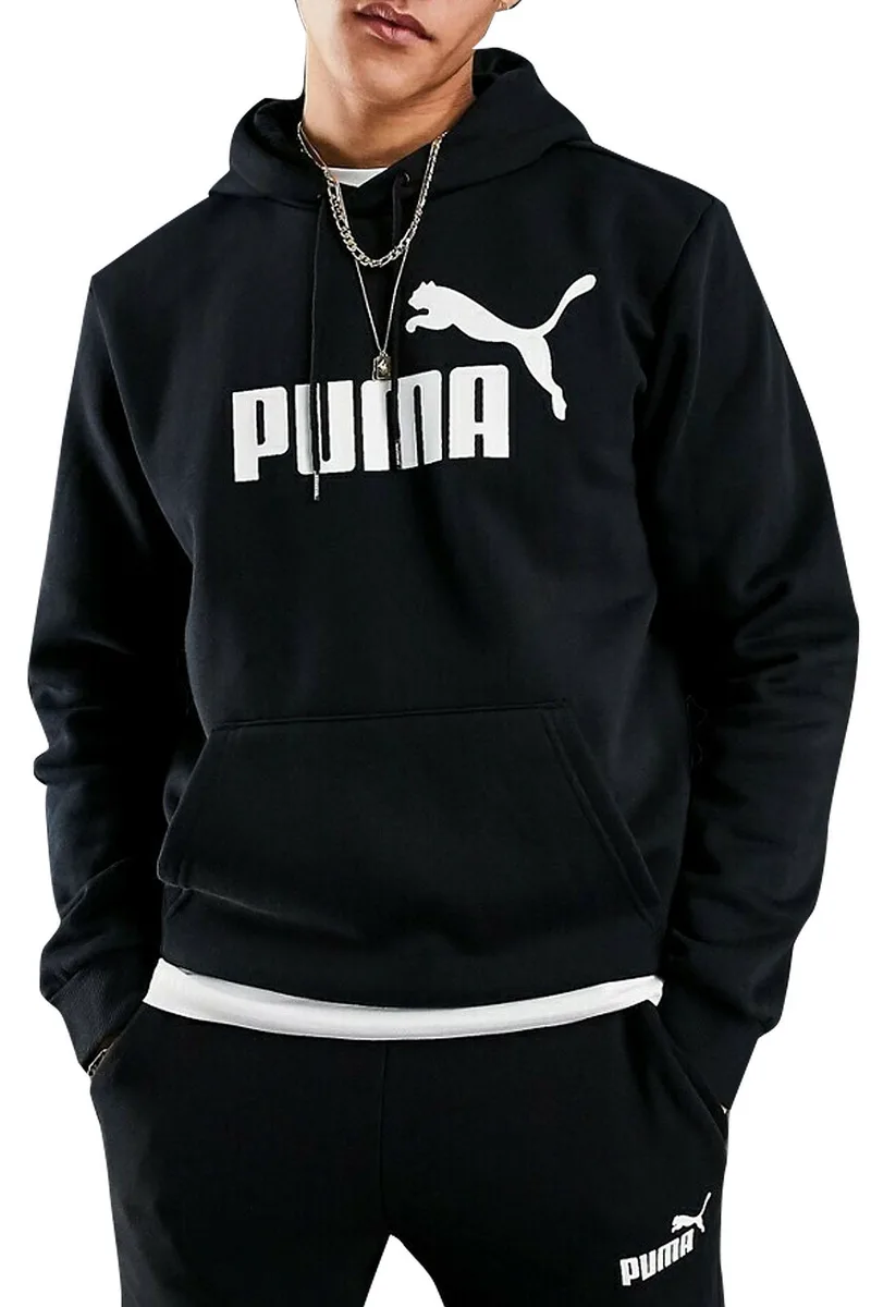 Μπλούζα Μακρυμάνικη Puma Essentials Big Logo Hoodie FL 586686-01 Ανδρικό