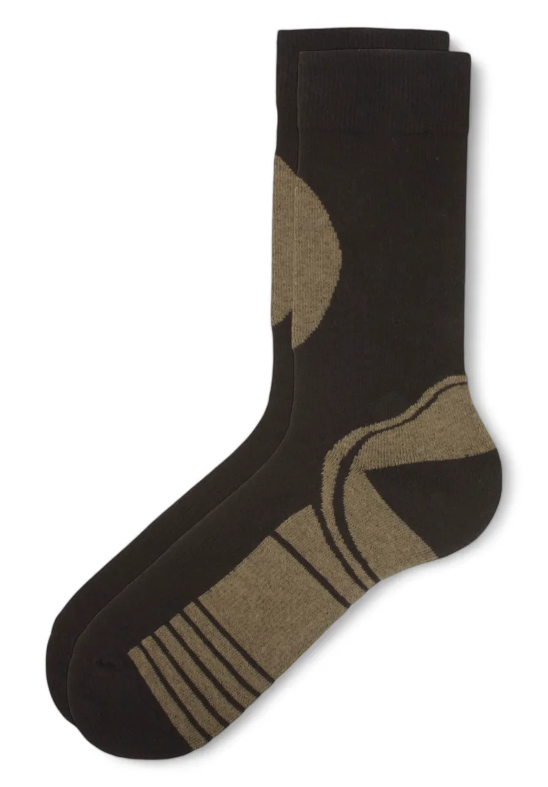 Κάλτσες ανδρικές αθλητικές Trekking Cotton Soma SS15-Χακί