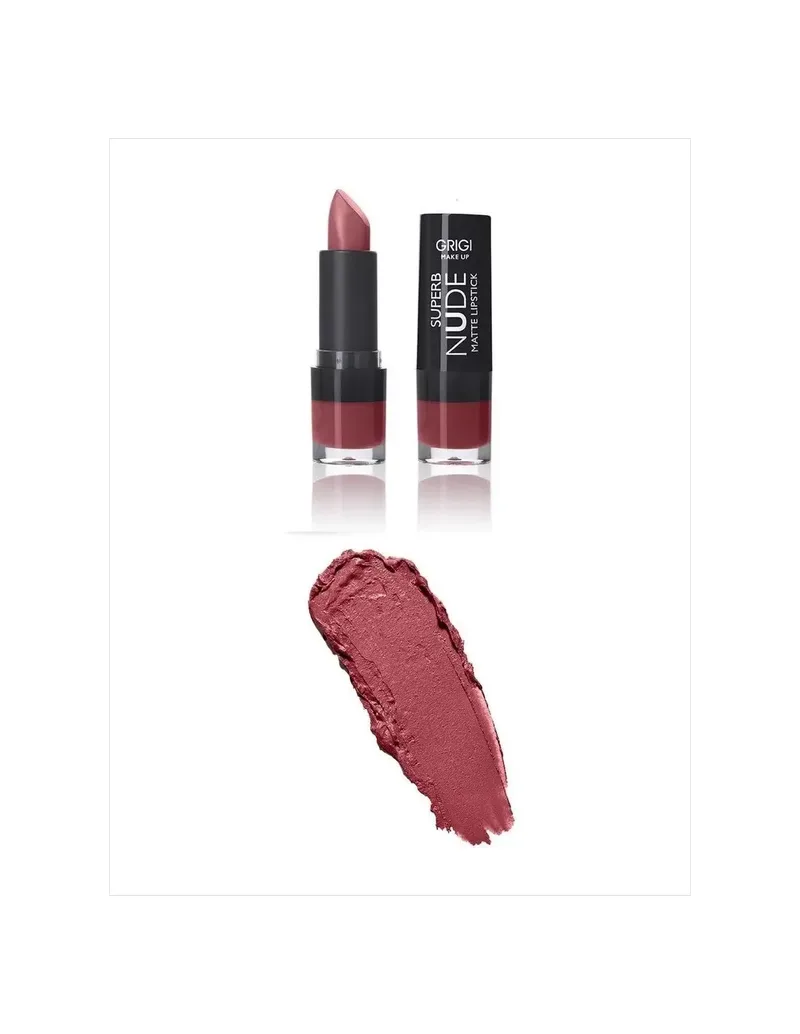 Grigi Make-up Superb Nude Matte Lipstick - Φυσικο Ανοιχτο Κοκκινο