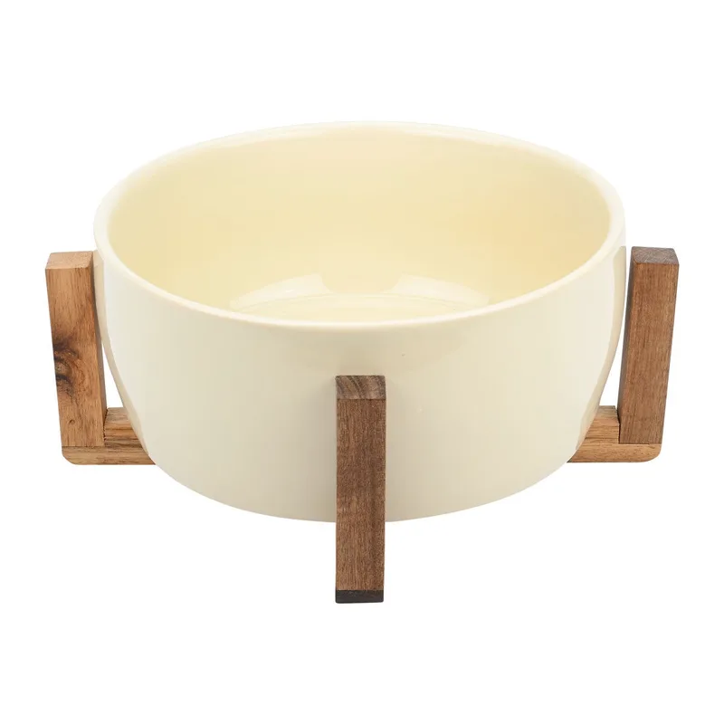 Estia Σαλατιέρα Allure 28Cm Με Βάση Ivory