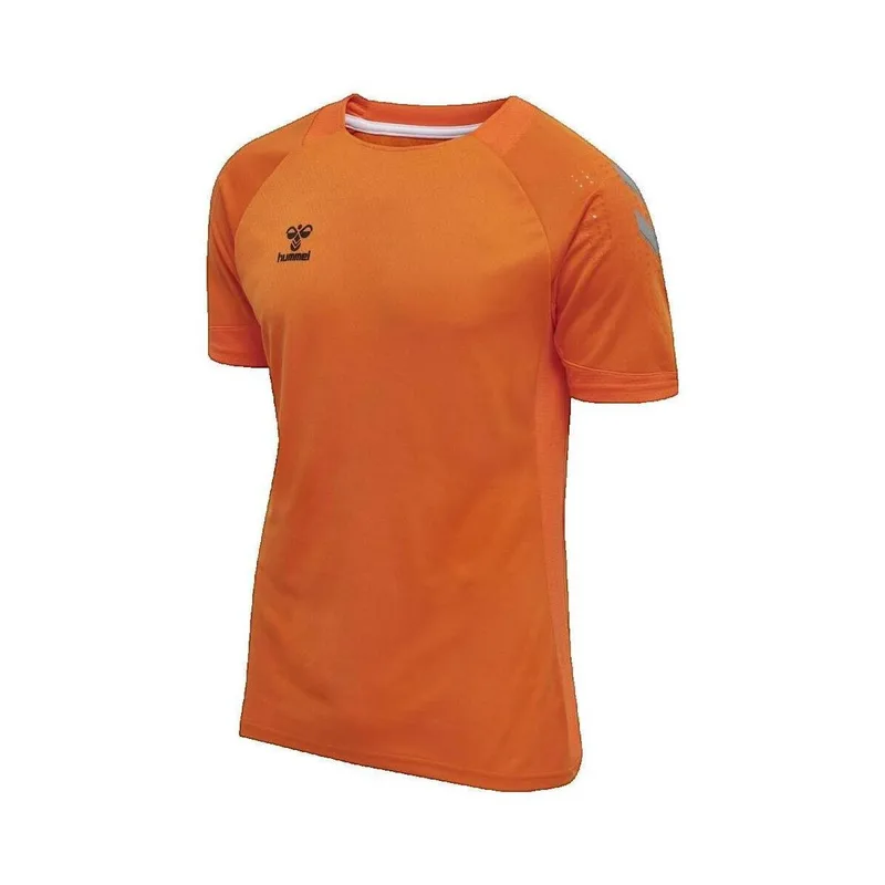 T-shirt με κοντά μανίκια hummel T-shirt hmlLEAD S/S POLY JERSEY orange