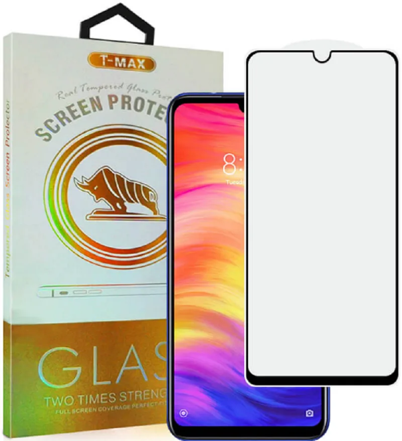 T-Max Premium 3D Tempered Glass Full Glue Fluid Despensing - Αντιχαρακτικό Γυαλί Οθόνης Xiaomi Redmi Note 7 / 7 Pro - Black (5206015066689)
