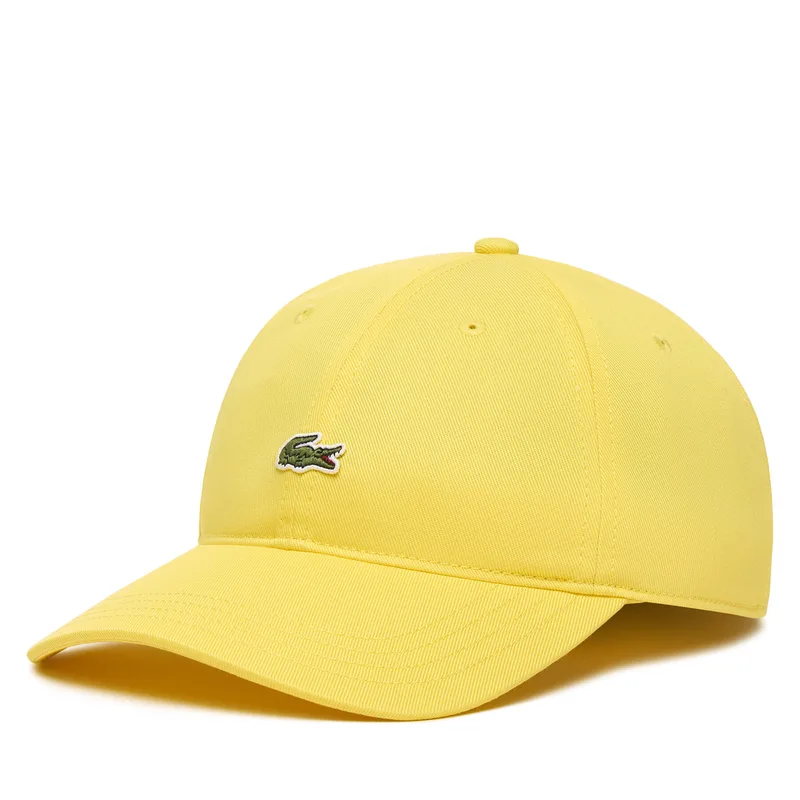 Καπέλο Jockey Lacoste RK0491 Ανοιχτό κίτρινο