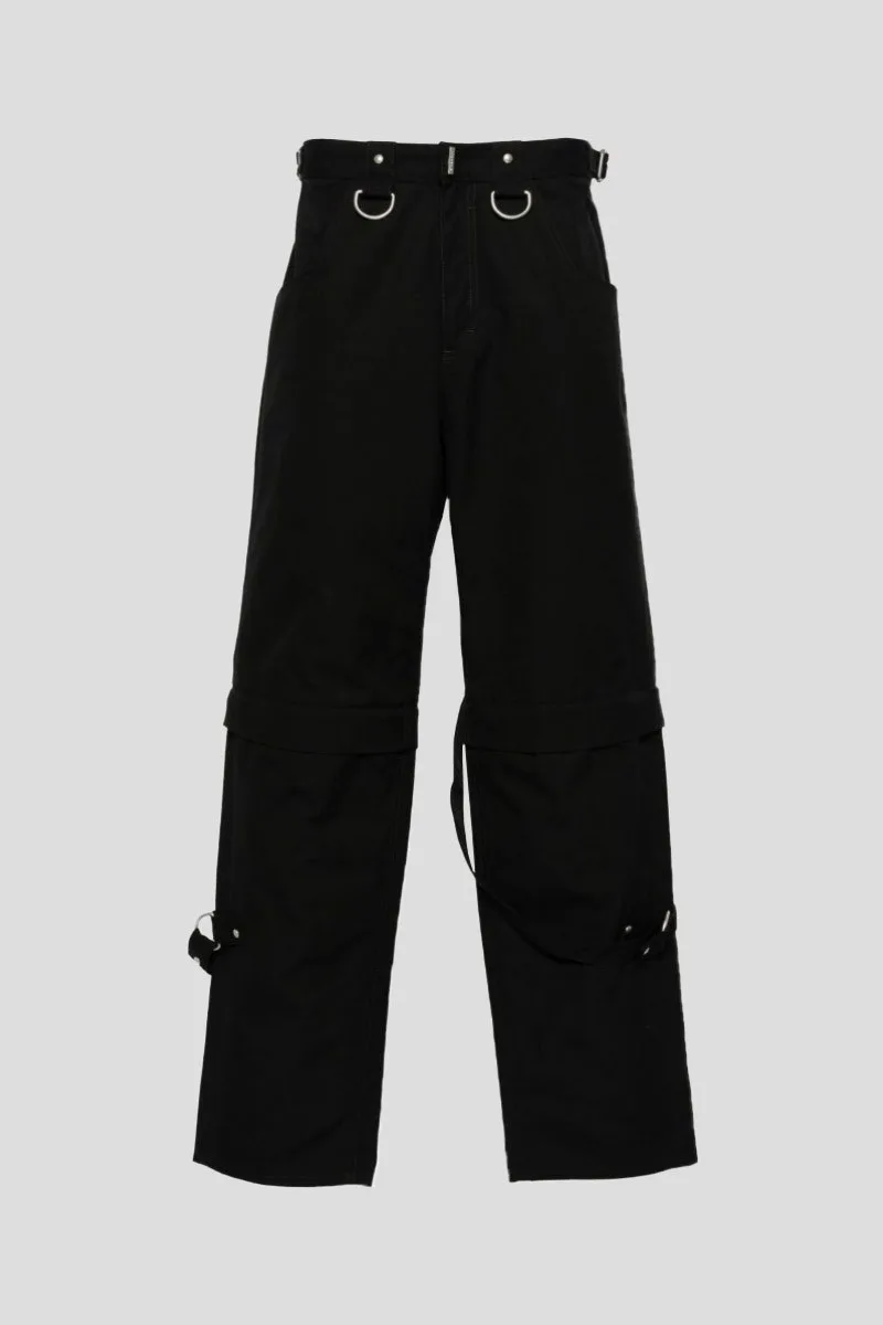GIVENCHY Ανδρικό Μαύρο Cotton Cargo Trousers