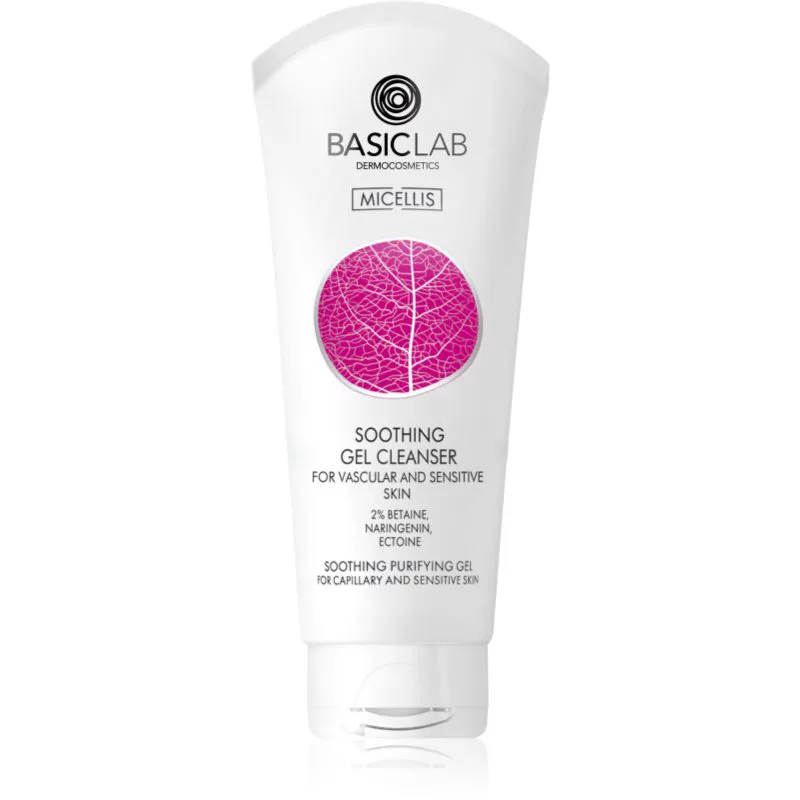 BasicLab Dermocosmetics Micellis καταπραϋντικό καθαριστικό τζελ για ευαίσθητη και κοκκινισμένη επιδερμίδα 100 ml