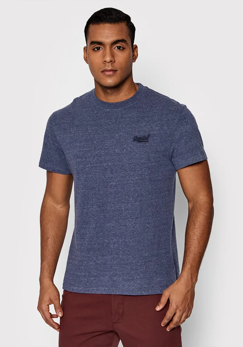 Superdry Κοντομάνικη Μπλούζα της σειράς Vintage Logo - M1011245A 4EC Tidal Blue