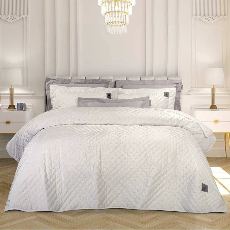 ΚΟΥΒΕΡΛΙ KING SIZE GREENWICH POLO CLUB 3429 ΛΕΥΚΟ 240Χ250CM