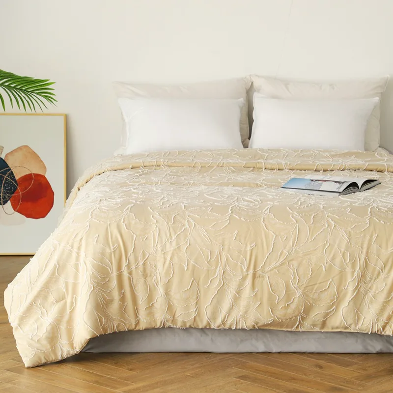 Κουβερλί Κεντητό Prewashed Polyester Υπέρδιπλο 220x240εκ. Kira Μπεζ Melinen 20002208 (Χρώμα: Μπεζ, Μέγεθος: Υπέρδιπλα, Ύφασμα: Prewashed Polyester) - MELINEN - 20002208