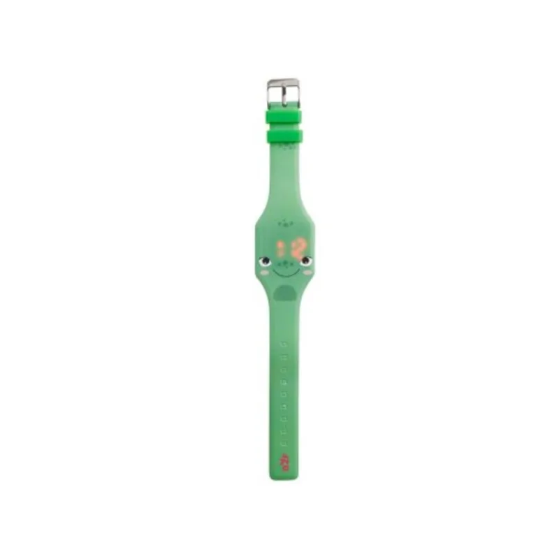Παιδικό Ρολόι Χειρός Touch Watch Σιλικόνης Miquelrius Back2Fun Bάτραχος Πράσινο