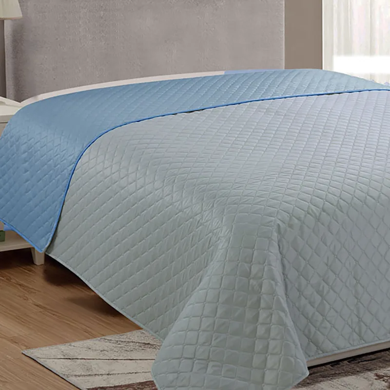 Κουβερλί Υπέρδιπλο 220X240 Sunshine Fiber Grey - Blue (220x240)