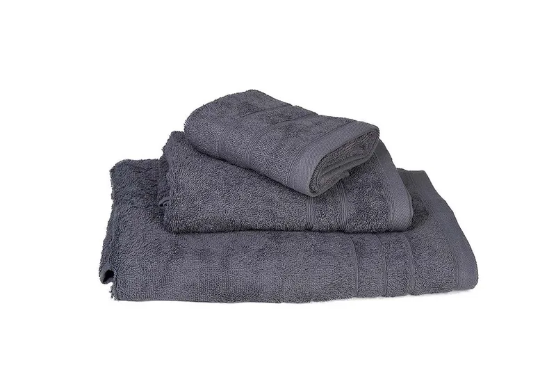 Πετσέτα Προσώπου ΚΟΜΒΟΣ Πεννιέ 500 Grey 50x90