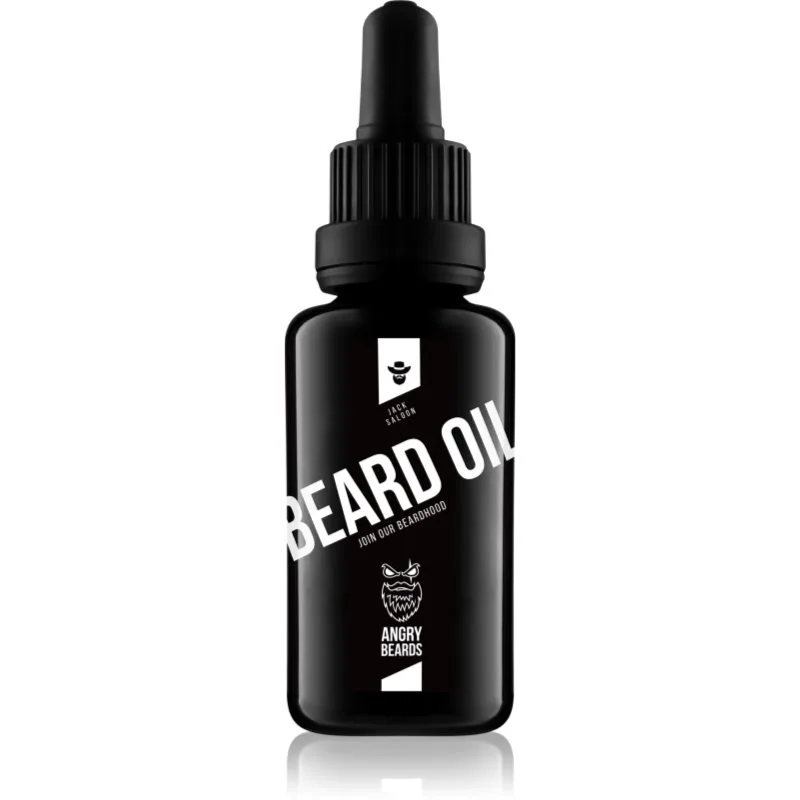 Angry Beards Jack Saloon Beard Oil λάδι για τα γένια 30 ml