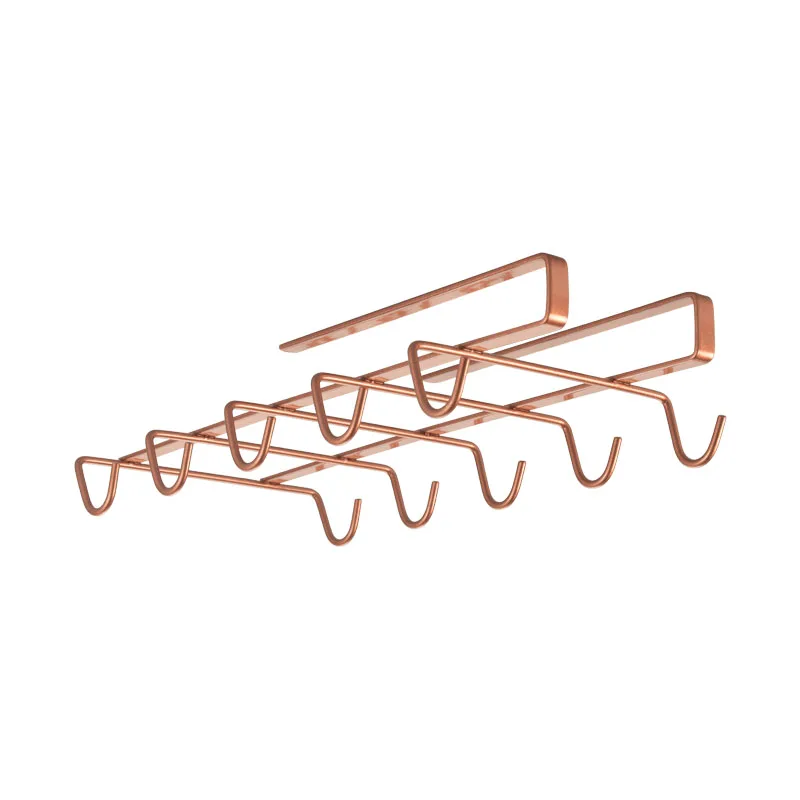 Θήκη 10 Θέσεων Για Κούπες Ροζ-Χρυσό My Mug Polytherm Copper 14x28x6εκ. Metaltex 16-363628 - METALTEX - 16-363628