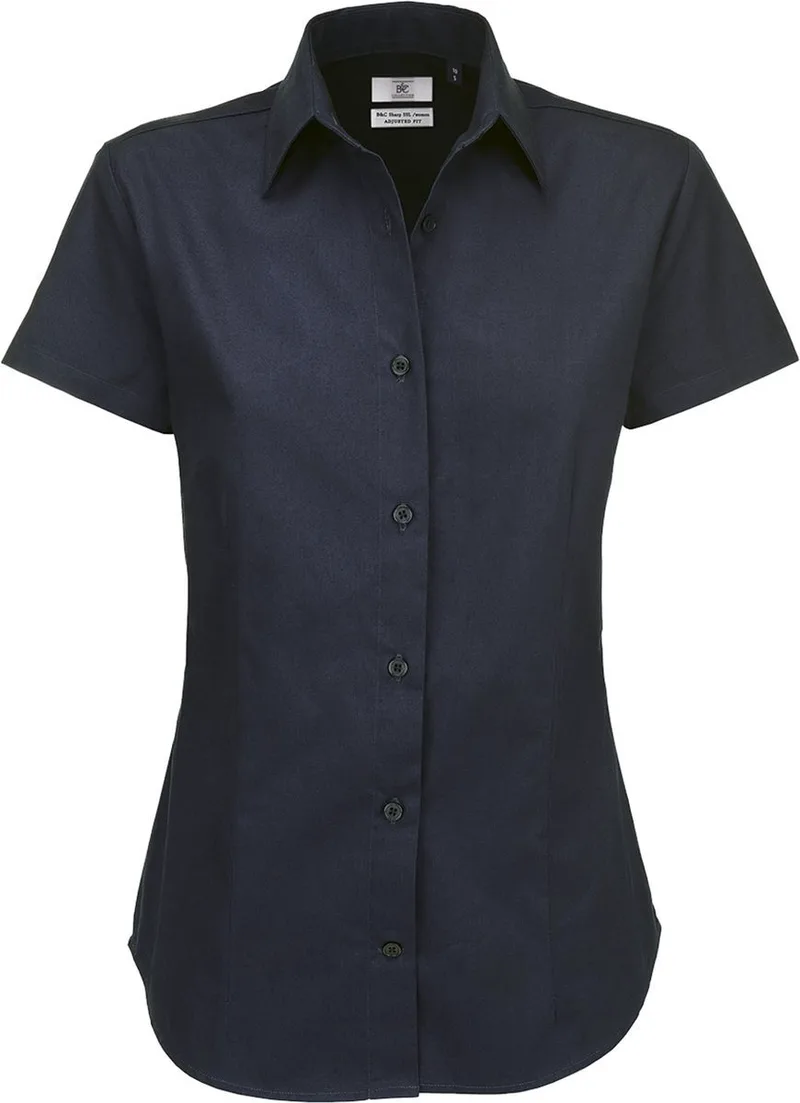 Γυναικείο πουκάμισο B & C Sharp SSL Women Navy