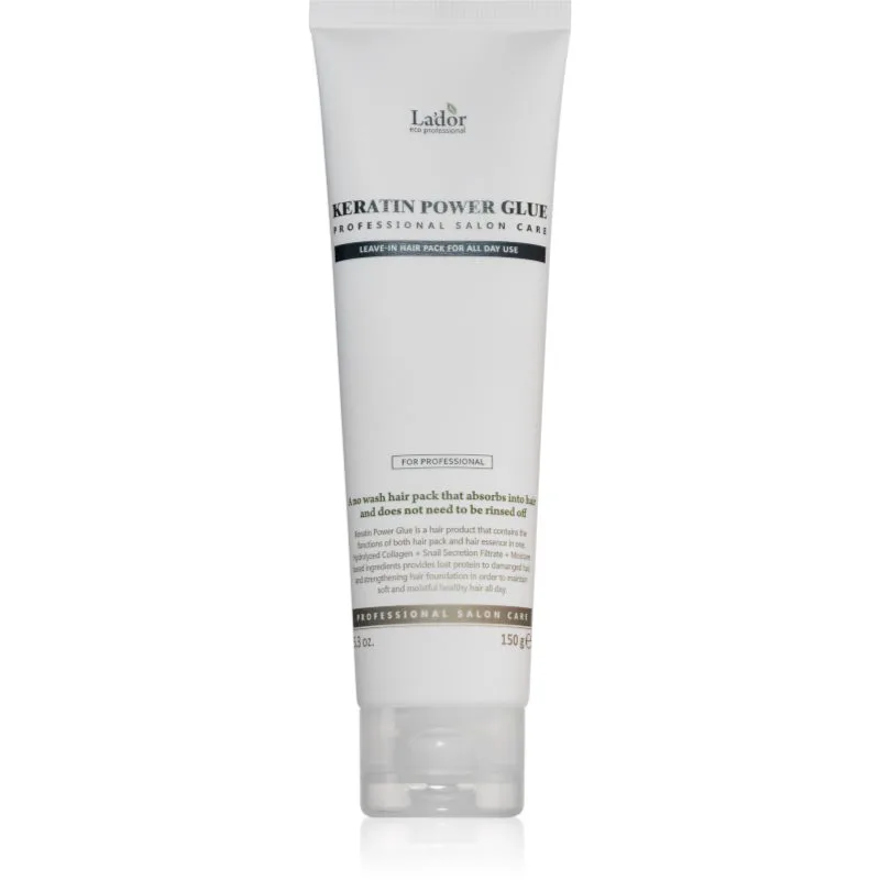 La'dor Keratin Power Glue φροντίδα μαλλιών χωρίς ξέβγαλμα με κερατίνη 150 γρ