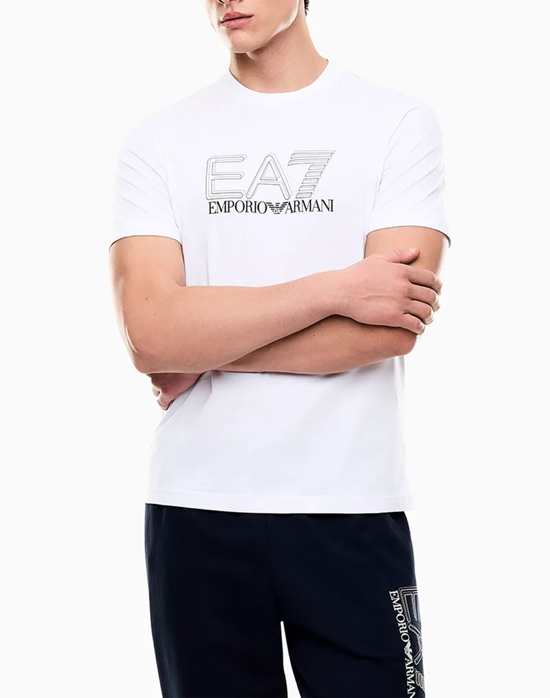 EA7 T-SHIRT 7M001307AF10375-U0002 White