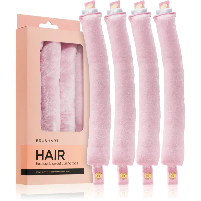 BrushArt Hair Heatless blowout curling rods Σετ φορμαρίσματος για μπούκλες μαλλιών 4 τμχ