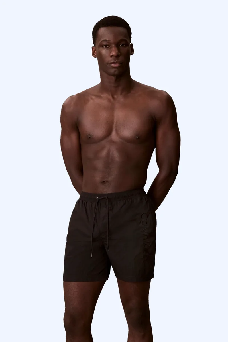 Calvin Klein ανδρικό μαγιό Medium Drawstring Swim Shorts-CK Tech-LV00N61029-UB1