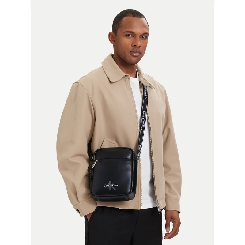 Τσαντάκι Μέσης﻿ Calvin Klein Bold Logo Webbing  LV04D3418G Μαύρο