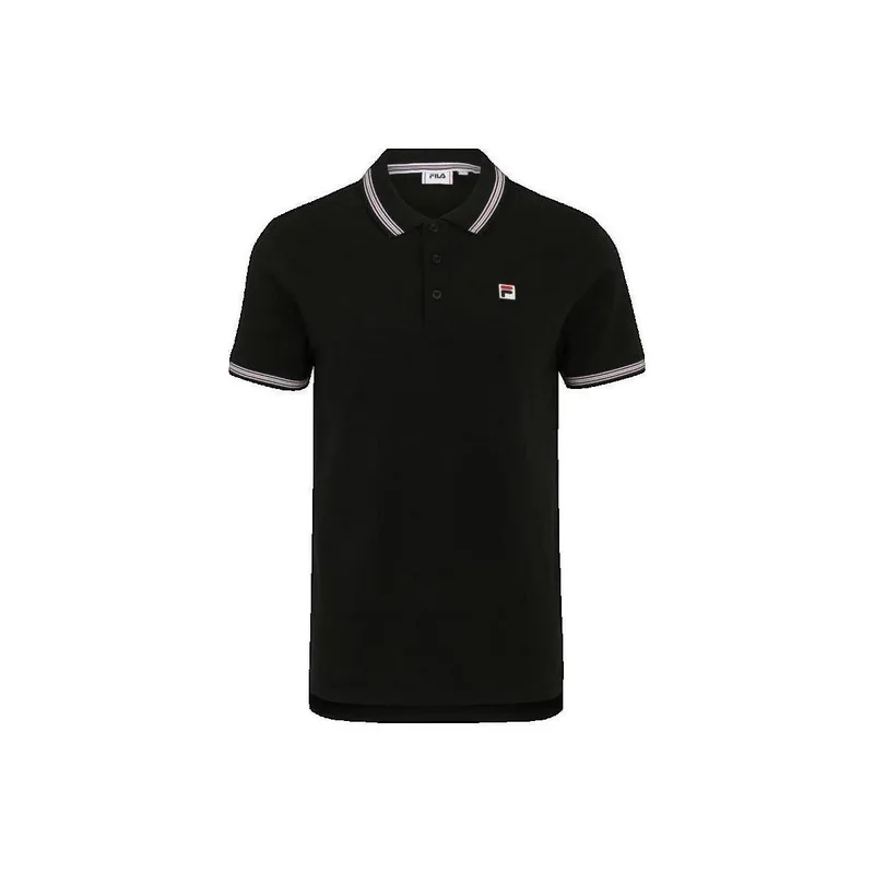 Πόλο με κοντά μανίκια Fila Polo noir manches courtes