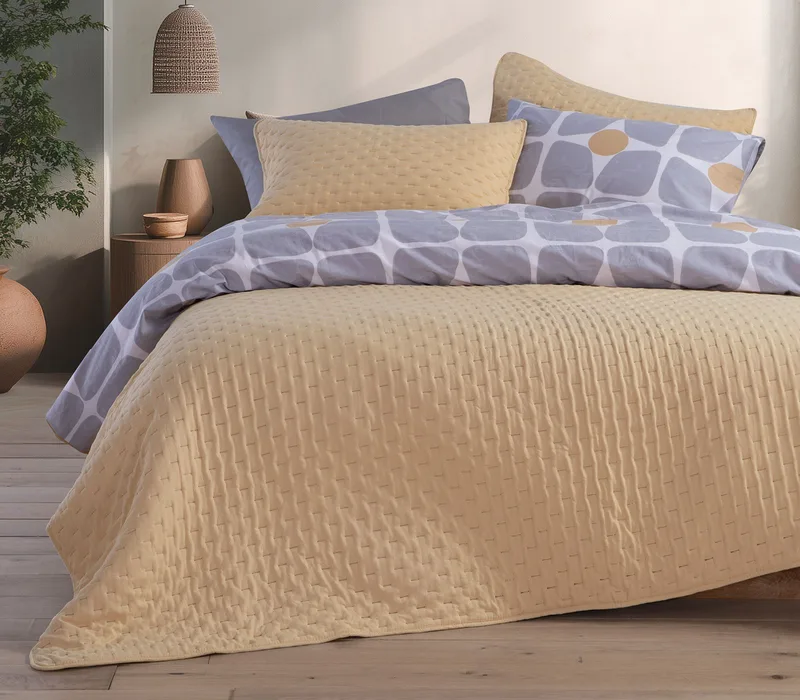 Κουβερλί Μονό Nef-Nef Adelle Butter Yellow 180x240