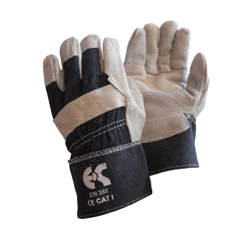 Γάντια Δερματοπάνινα ΤΖΙΝ DENIM ERGOsafety 8602-061 Λευκό