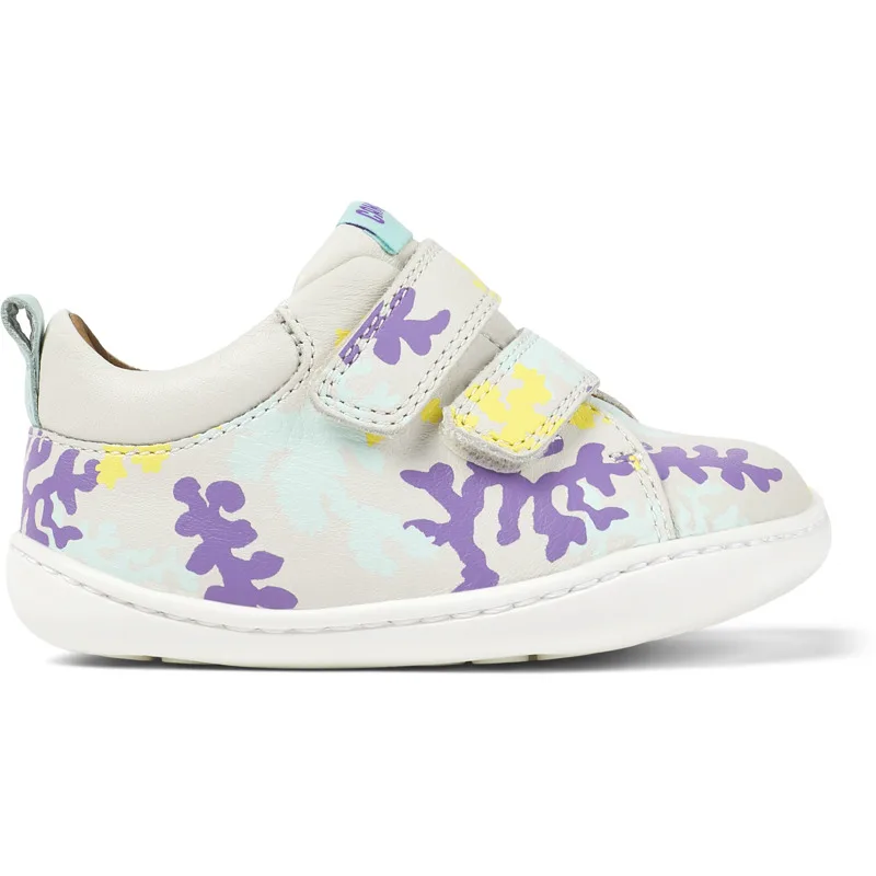 CAMPER Twins - Sneakers Για Firstwalkers - Λευκό,Μοβ,Μπλε, Μέγεθος 23, Smooth leather