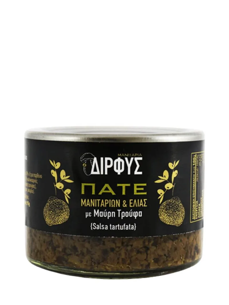 Πατέ ελιάς με μαύρη τρούφα, Ευβοίας "Δίρφυς" 95g>