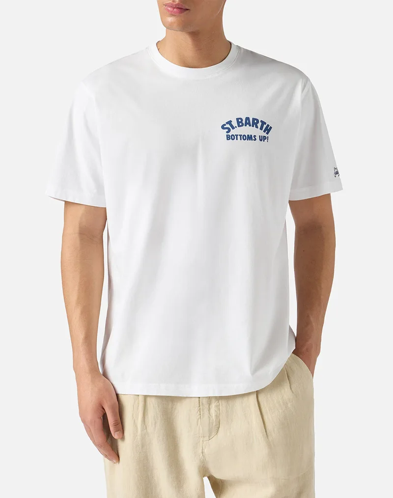 MC2 PORTLAND-T-SHIRT-ST BARTH ESPRESSO 01N PRL0002-04253L-04253L White