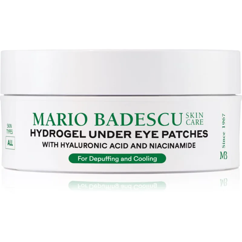 Mario Badescu Hydrogel Under Eye Patches επιθέματα υδρογέλης για την αντιμετώπιση του πρηξίματος και των μαύρων κύκλων 60 τμχ