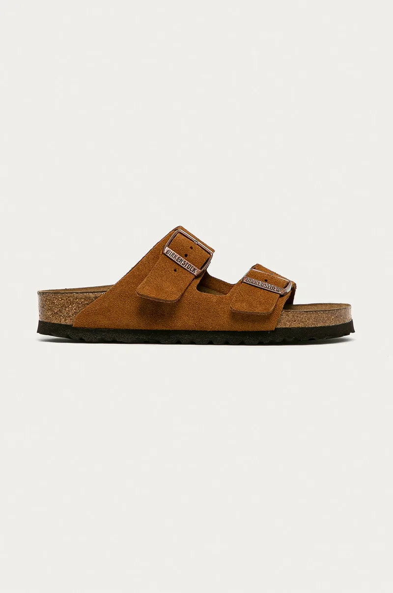 Παντόφλες σουέτ Birkenstock Arizona SFB
