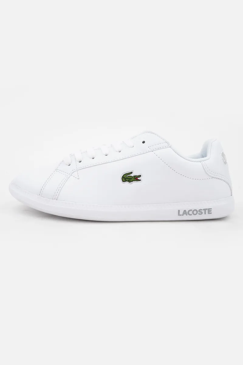 Lacoste γυναικεία δερμάτινα sneakers με κεντημένο λογότυπο "Graduate BL21" - 41SFA004221G Λευκό