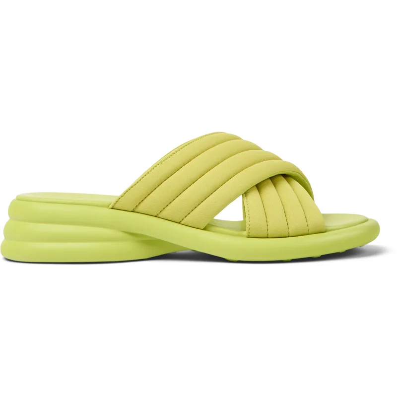 CAMPER Spiro - Πέδιλα Για Γυναικεία - Πράσινο, Μέγεθος 39, Cotton fabric