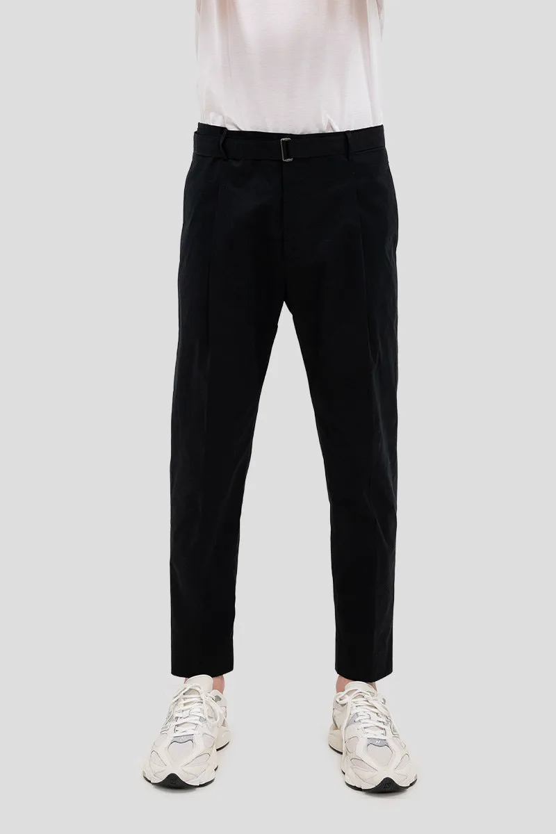 BE ABLE Ανδρικό Μαύρο Black Chinos Pants ANDY REGULAR