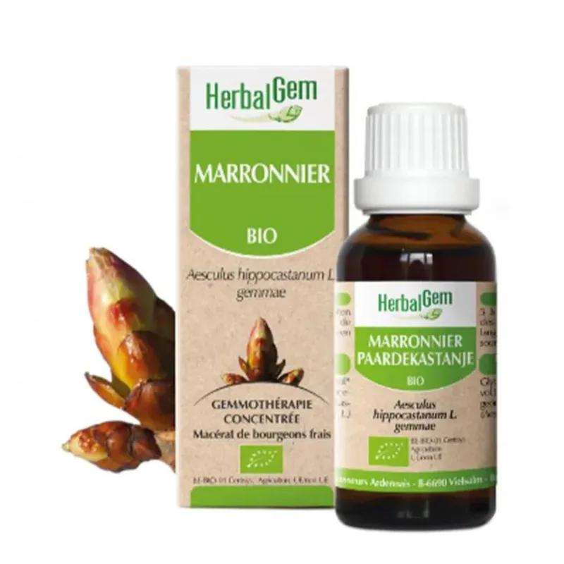 Herbalgem Organic Circular Vein Comfort Gems Organic Horse Chestnut 30ml