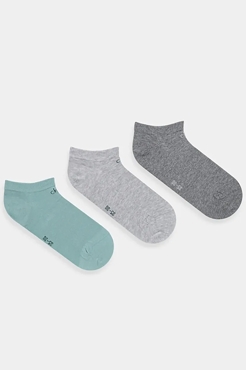Calvin Klein γυναικείες κάλτσες κοφτές Women Sneaker (Συσκ. με 3 ζεύγη)-701234369-006