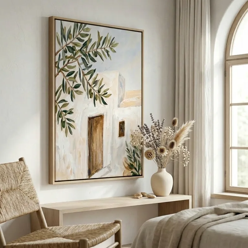 Πινακας σε καμβά CYCLADES OLIVE TREE