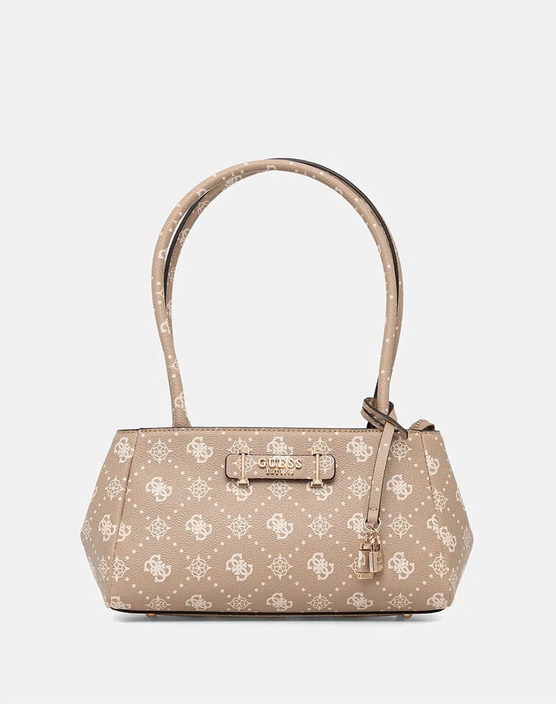 GUESS CARRIE LOGO GRLFND SHLDR STCHL ΤΣΑΝΤΑ ΓΥΝΑΙΚΕΙΟ HWGP9898080-BSG Biege