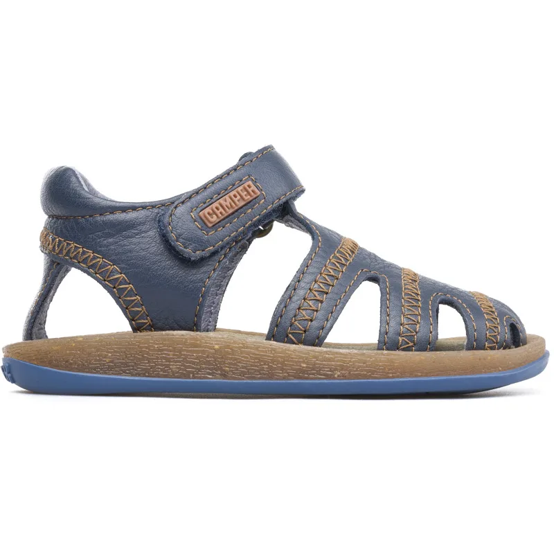CAMPER Bicho - Πέδιλα Για - Μπλε, Μέγεθος 25, Smooth leather