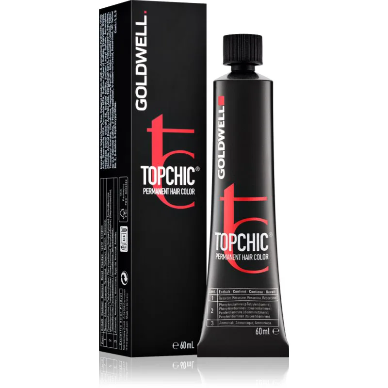 Goldwell Topchic Permanent Hair Color βαφή μαλλιών απόχρωση 5 VV MAX 60 ml