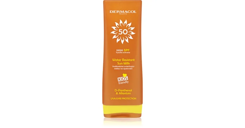Dermacol SPF 50 Milk - Waterproof Emollient Sun Lotion - 200 ml