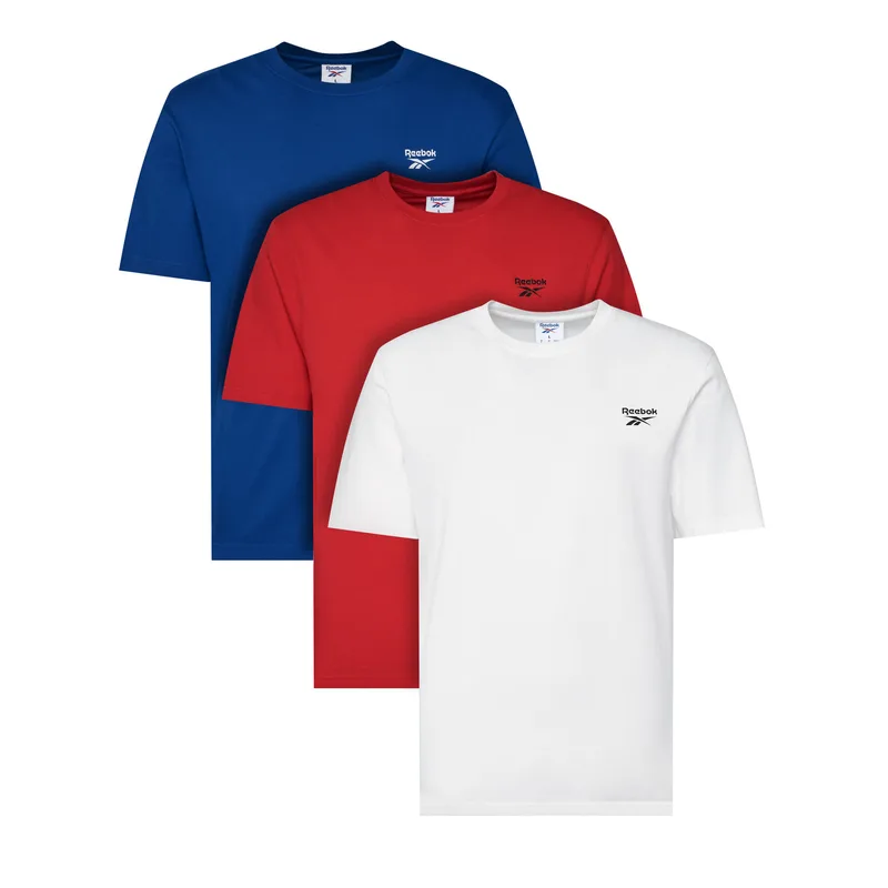 Reebok Σετ t-shirts Woods RK25193CCM Έγχρωμο Regular Fit