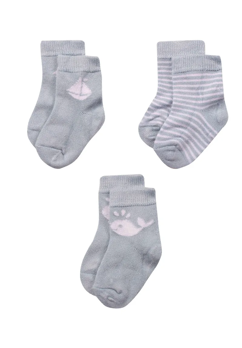 Κάλτσες Bebe από Bambu Sail Blue 3 Τεμ. 68134B
