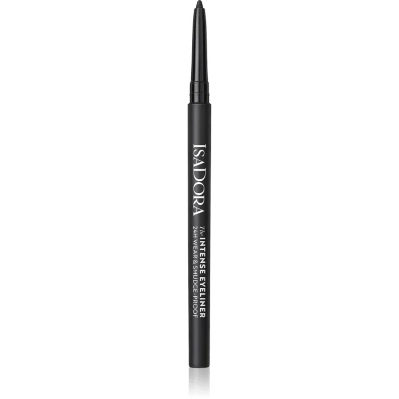 IsaDora The Intense Eyeliner μακράς διαρεκίας μολύβι για τα μάτια αδιάβροχο απόχρωση 60 Intense Black 0.35 γρ