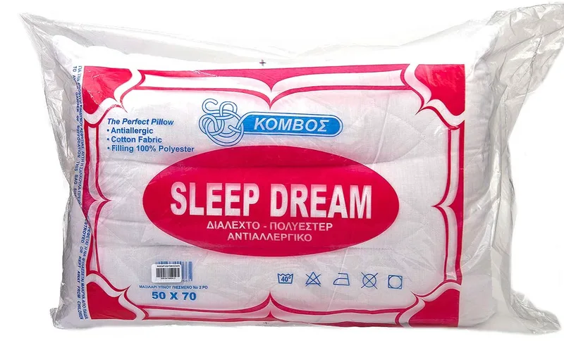 Μαξιλάρι Ύπνου 50x70εκ. Σκληρό 50% Cotton - 50% Polyester 1100gr (Σετ 6 Τεμάχια) (Ύφασμα: 50% Cotton-50% Polyester, Χρώμα: Λευκό) - OEM - 5201847005813
