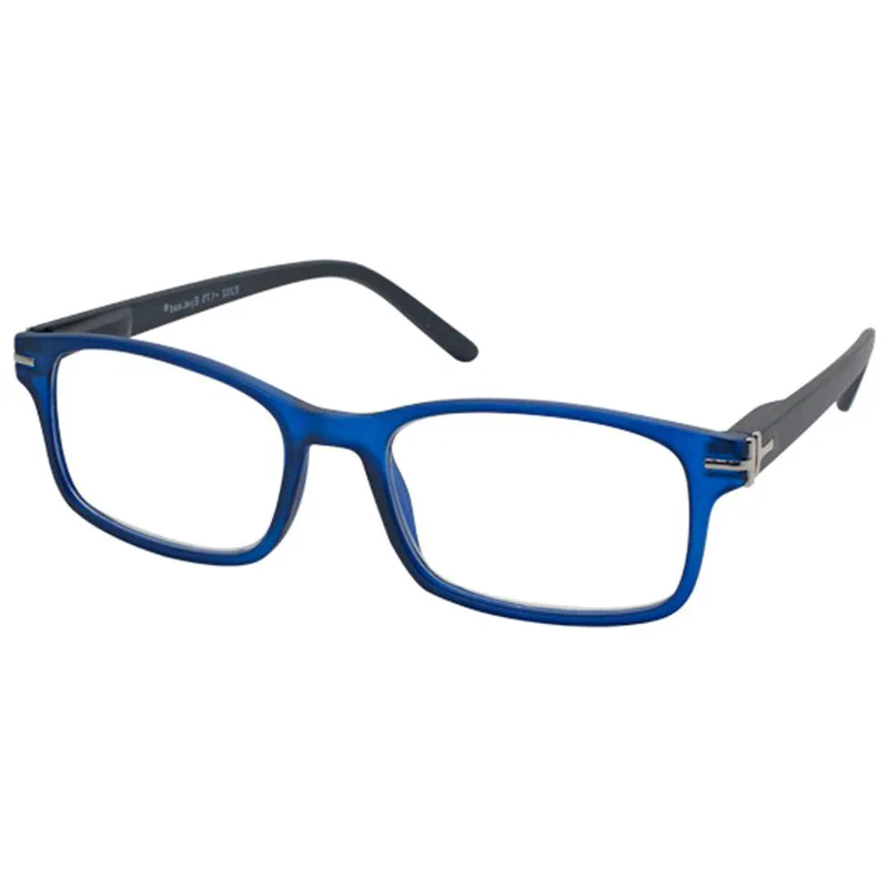 Eyelead Γυαλιά Διαβάσματος Unisex Χρώμα Μαύρο - Μπλε, με Κοκκάλινο Σκελετό E202 - 1,00