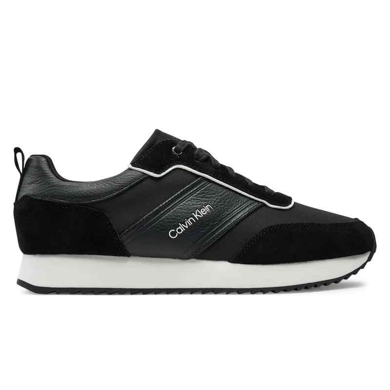 Ανδρικά Δερμάτινα Sneakers Calvin Klein HM0HM01554 0GS Μαύρα