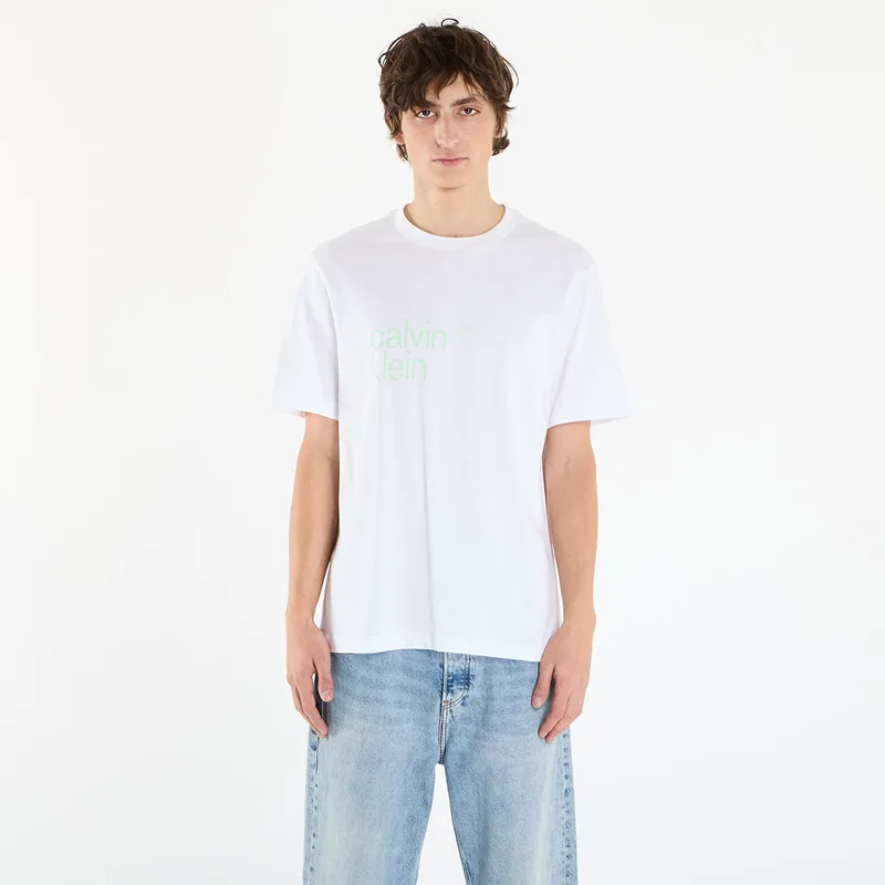 T-shirt Calvin Klein Jeans Ss 20S Io Ck Graphic Tee White L